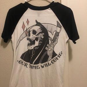 Our time will come short sleeve baseball tee